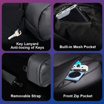 STARTRC GAMES Handheld Universal Storage Bag Crossbody Bag(Black) by STARTRC GAMES