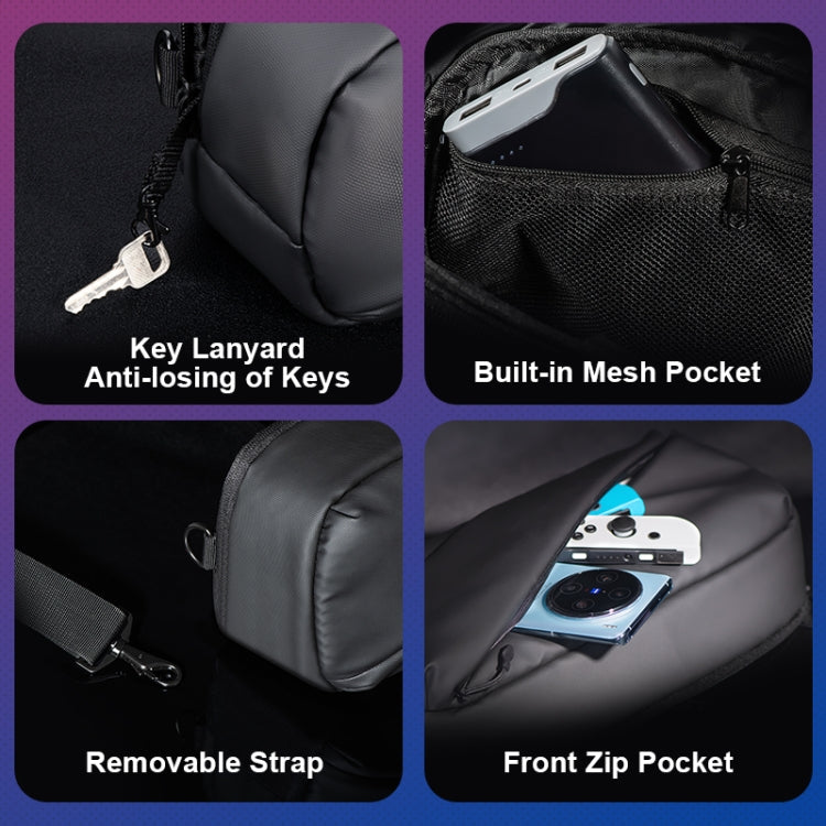 STARTRC GAMES Handheld Universal Storage Bag Crossbody Bag(Silver) by STARTRC GAMES