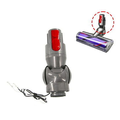 For Dyson V8 V10 Vacuum Cleaner Direct Drive Head Elbow Connector with Wheels Repair Parts by bashfashion
