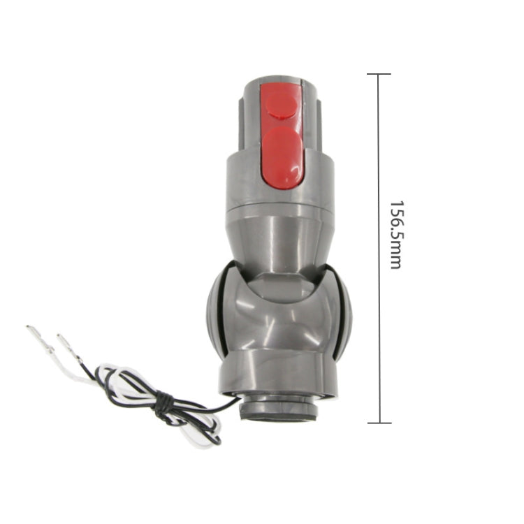 For Dyson V8 V10 Vacuum Cleaner Direct Drive Head Elbow Connector with Wheels Repair Parts by bashfashion