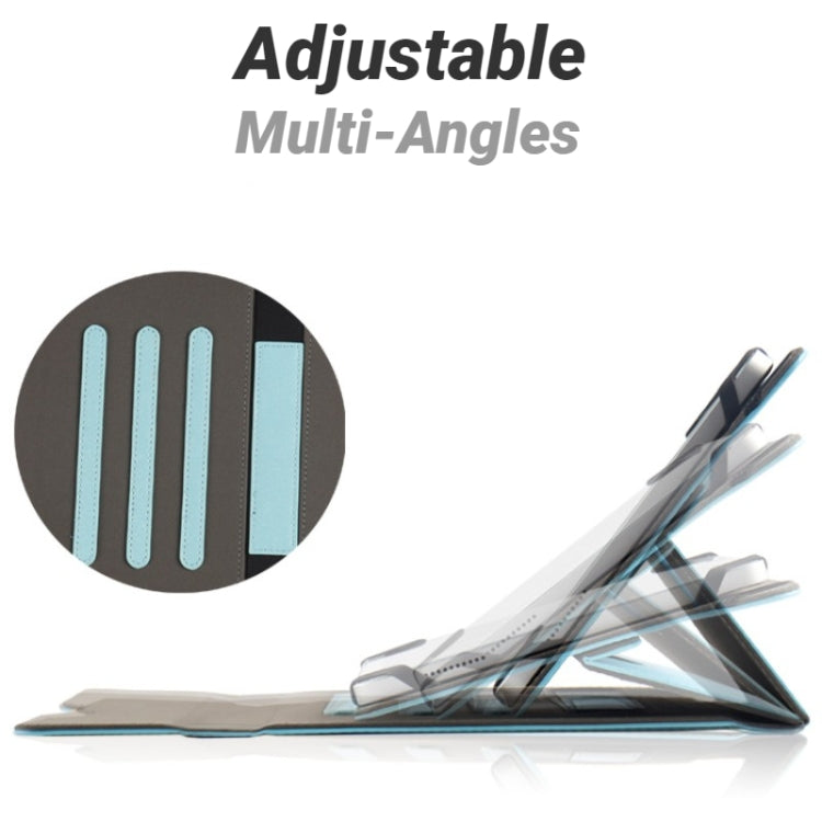 For UMIDIGI G1 Tab 10-11 inch Universal 360 Degree Rotation Leather Tablet Case(Black) by bashfashion