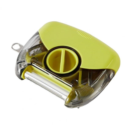 3-In-1 Multifunctional Rotary Peeler Household Kitchen Tools Scraper Fruit Grater(Green) by bashfashion