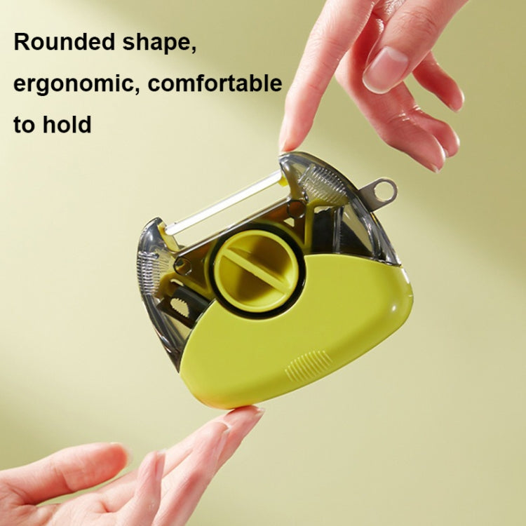 3-In-1 Multifunctional Rotary Peeler Household Kitchen Tools Scraper Fruit Grater(Green) by bashfashion