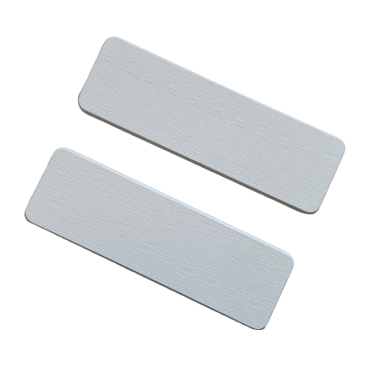 2pcs /Set Absorbent Coaster Diatomaceous Earth Drying Mat Bathroom Quick-drying Drainage Mat, Size: 22.5x7cm(White) by bashfashion