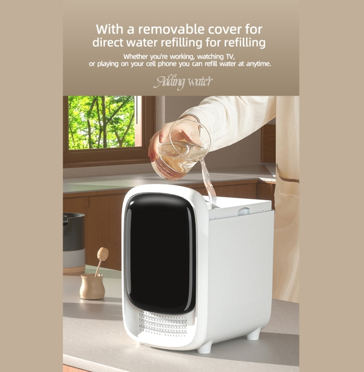 FS101 3.5L Colorful Light Home Bluetooth Music Aromatherapy Humidifier, Spec: AU Plug(Whtie) by bashfashion