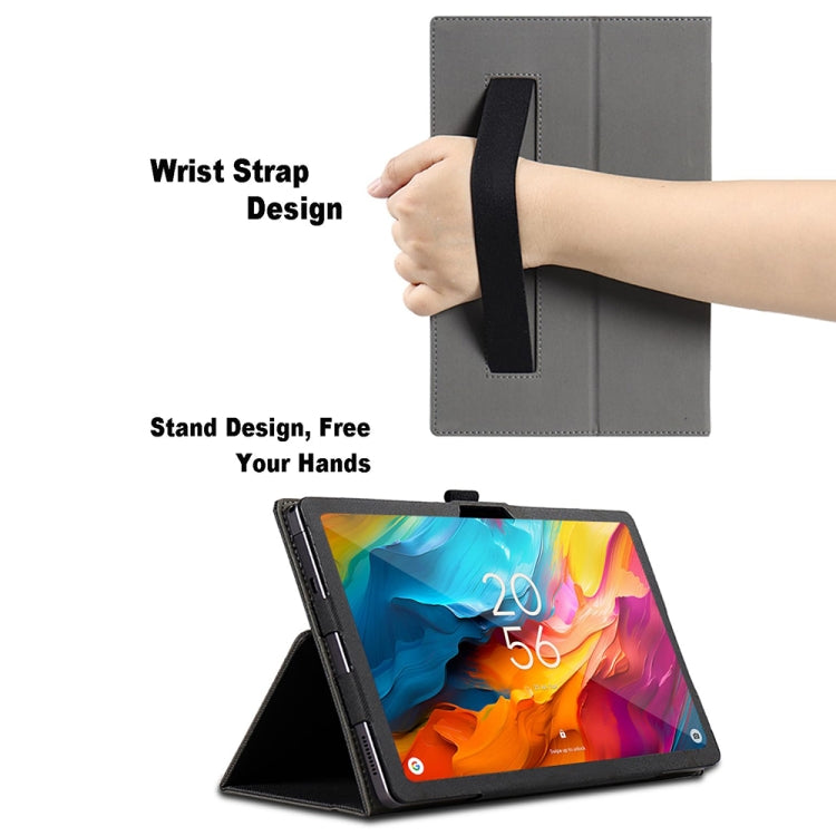 For TCL Nxtpaper 14 14.3-Inch Skin Texture All Inclusive Leather Tablet Case(Black) by bashfashion