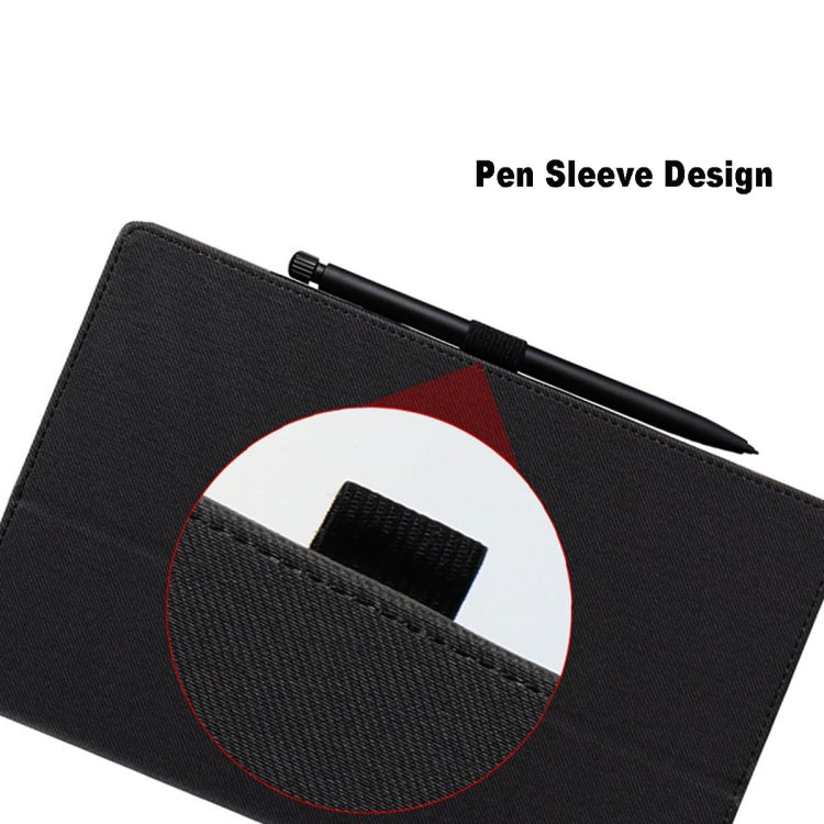 For TCL Nxtpaper 14 14.3-Inch Skin Texture All Inclusive Leather Tablet Case(Black) by bashfashion