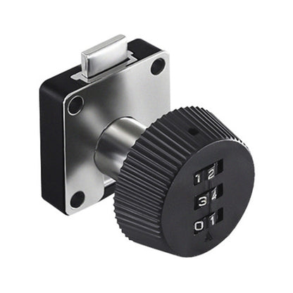 Home Cabinet Desk Drawer Combination Lock Lockers File Security Latches, Style: Black Beveled by bashfashion