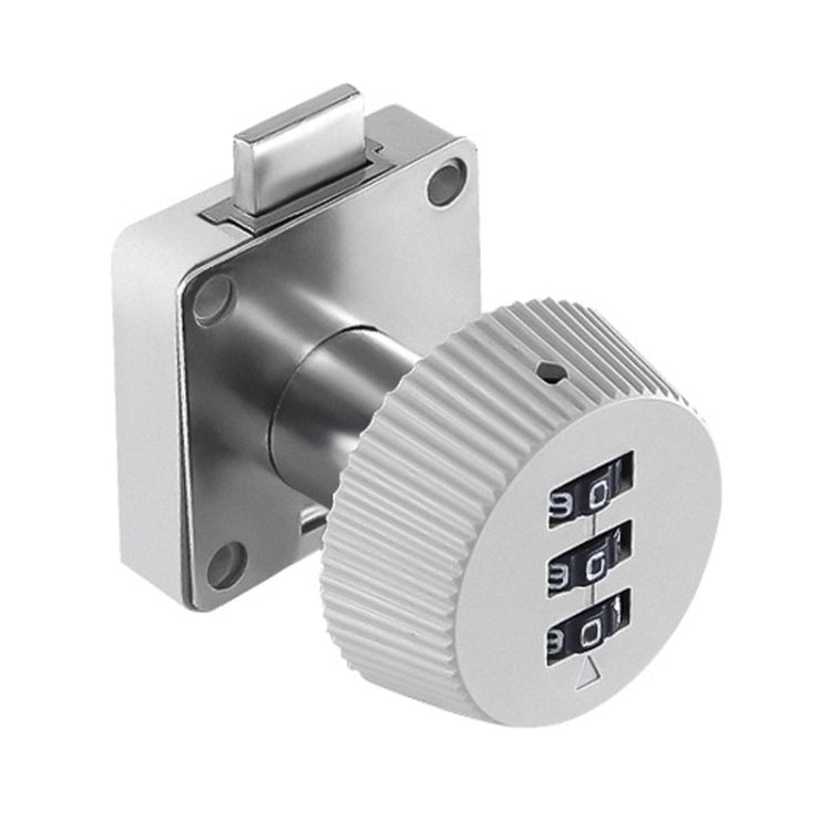 Home Cabinet Desk Drawer Combination Lock Lockers File Security Latches, Style: Gray Beveled by bashfashion