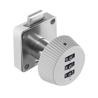 Home Cabinet Desk Drawer Combination Lock Lockers File Security Latches, Style: Gray Beveled by bashfashion