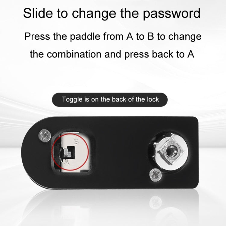 Home Drawer Locker Mechanical Dial And Quarter Turn Combination Lock, Style: Right Turn by bashfashion