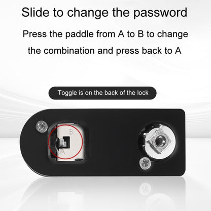 Home Drawer Locker Mechanical Dial And Quarter Turn Combination Lock, Style: Left Turn by bashfashion