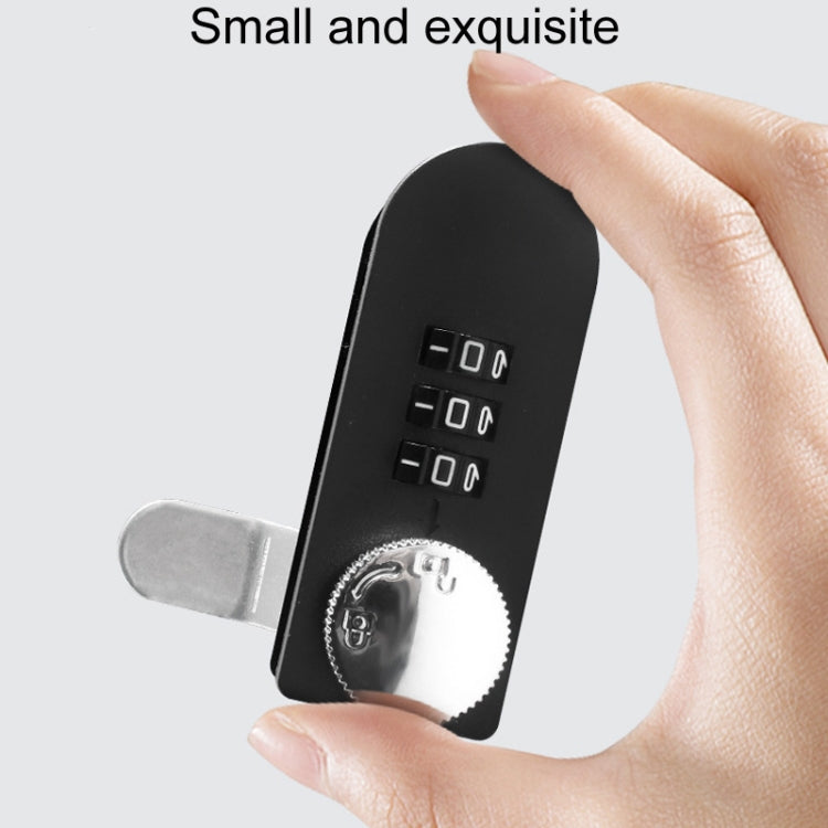 Home Drawer Locker Mechanical Dial And Quarter Turn Combination Lock, Style: Right Turn by bashfashion