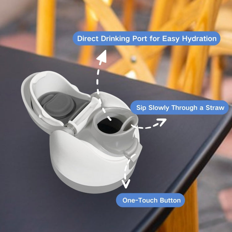 Replacement Lid for Owala Freesi Cup No Leakage One Button Open With Carry Loop(Black) by bashfashion