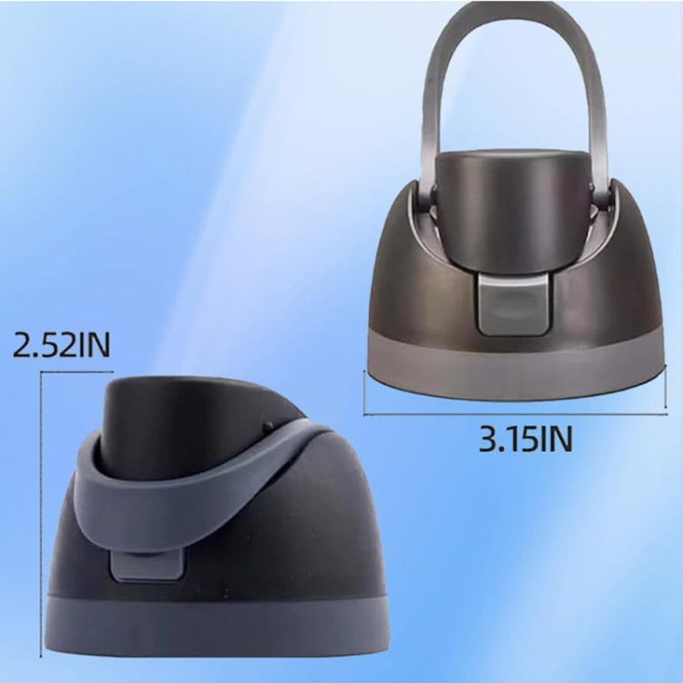 Replacement Lid for Owala Freesi Cup No Leakage One Button Open With Carry Loop(Black) by bashfashion