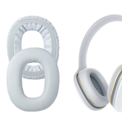 For Xiaomi Headset Easy Edition 2pcs Sponge Cover Earphone Leather Case(Gray) by bashfashion