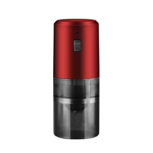 USB Rechargeable Adjustable Coarse and Fine Household Portable Electric Coffee Bean Grinder(Red) by bashfashion