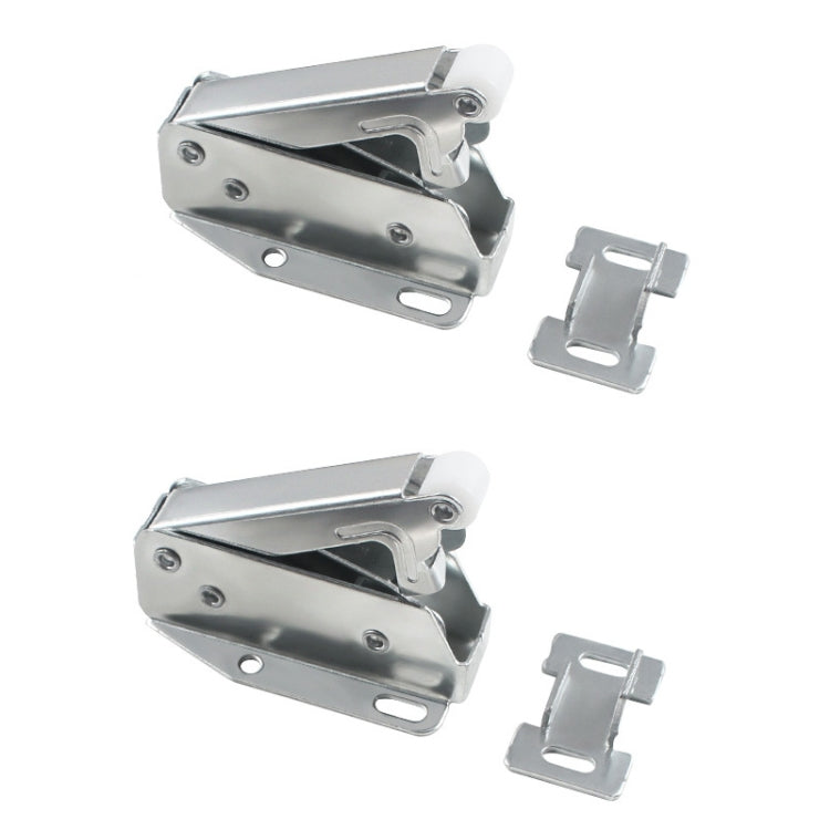 2pcs Household Thickened Closet Cabinet Door Latch, Style: V-Nose Lock Rebounder by bashfashion
