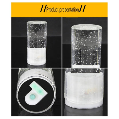 USB Charging LED Round Bar Crystal Lamp KTV Atmosphere Decorative Light, Color: White by bashfashion