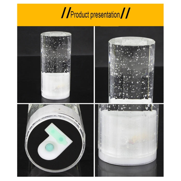 USB Charging LED Round Bar Crystal Lamp KTV Atmosphere Decorative Light, Color: Yellow by bashfashion