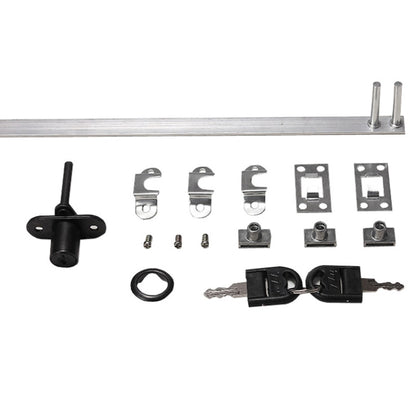 Home Office Desk Drawer Triple Connect File Cabinet Lock, Style: Front Black by bashfashion