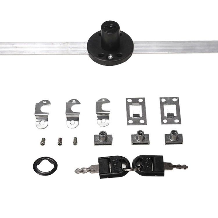 Home Office Desk Drawer Triple Connect File Cabinet Lock, Style: Side Black by bashfashion