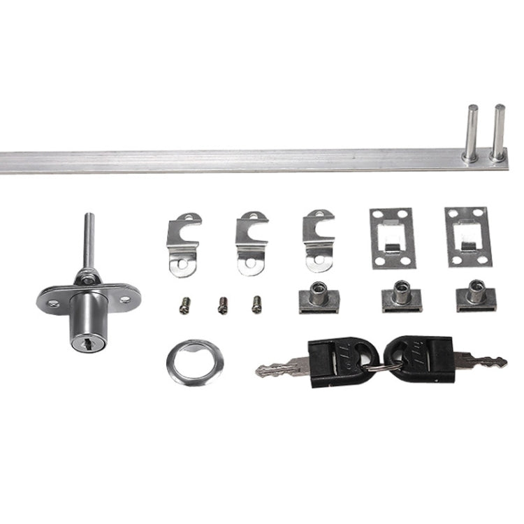 Home Office Desk Drawer Triple Connect File Cabinet Lock, Style: Front White by bashfashion