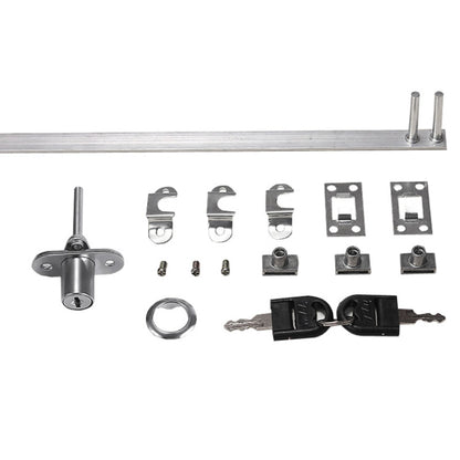 Home Office Desk Drawer Triple Connect File Cabinet Lock, Style: Front White by bashfashion