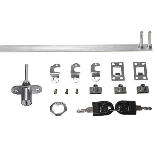 Home Office Desk Drawer Triple Connect File Cabinet Lock, Style: Front White by bashfashion