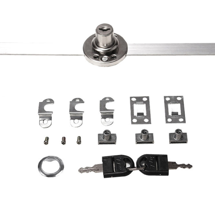 Home Office Desk Drawer Triple Connect File Cabinet Lock, Style: Side White by bashfashion