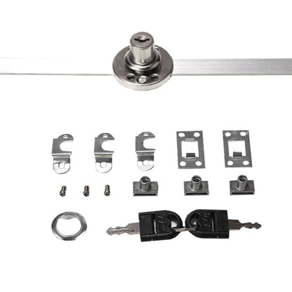 Home Office Desk Drawer Triple Connect File Cabinet Lock, Style: Side White by bashfashion