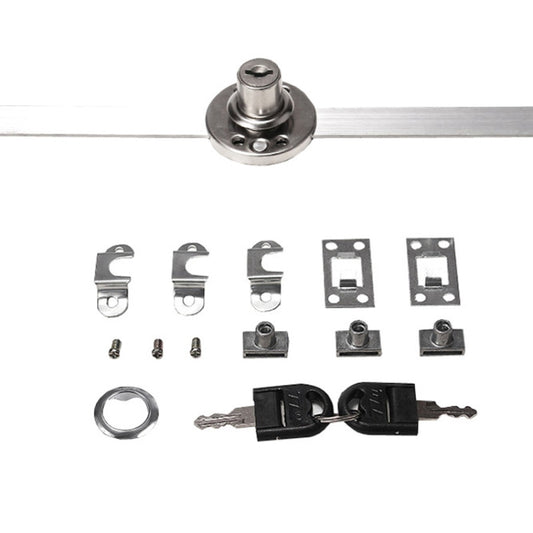 Home Office Desk Drawer Triple Connect File Cabinet Lock, Style: Side White by bashfashion