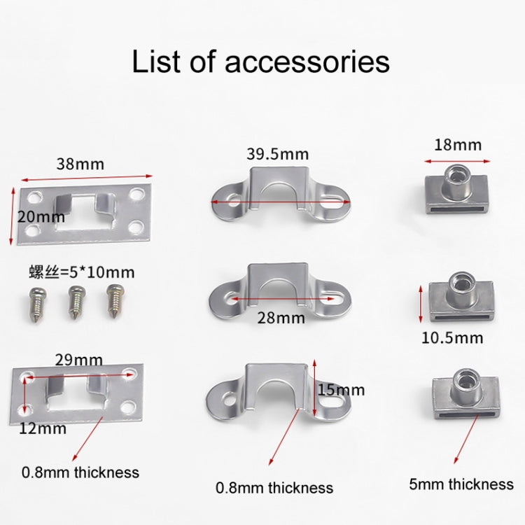 Home Office Desk Drawer Triple Connect File Cabinet Lock, Style: Side White by bashfashion