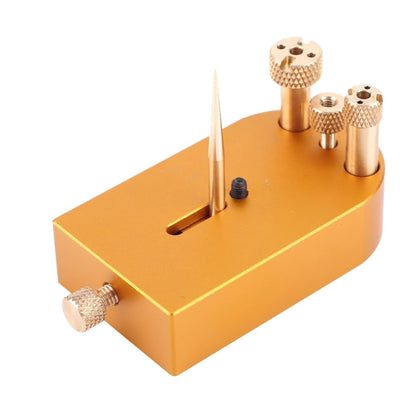 Square Metal Watch Hairspring Movement Balance Wheel Bracket(Copper) by bashfashion