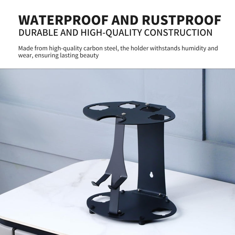 For Dyson Airwrap Curling Iron Desktop Storage Rack Wall-mounted Carbon Steel Bracket by bashfashion