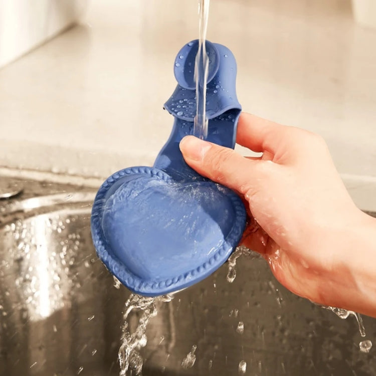 2pcs Heart-shaped Heat Insulation Anti-scalding Gloves Silicone Non-slip Bowl and Plate Clamp(Yellow) by bashfashion