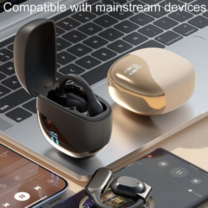 M62 Open-Ear Bone Conduction Long Life OWS Wireless Bluetooth Earphones(Gold) by bashfashion
