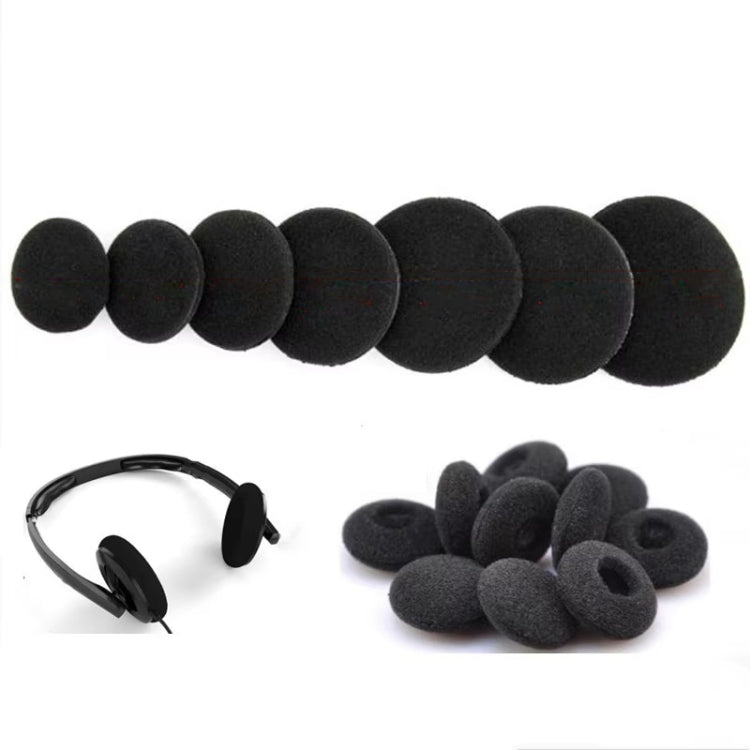 10pcs Sponge Ear Pads For Headphones Replacement Cushions 45mm by bashfashion