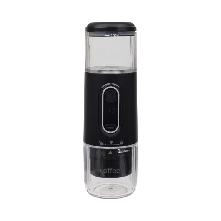 Wireless Portable Coffee Machine Compatible With Ground Coffee & NS Capsule(Black) by bashfashion