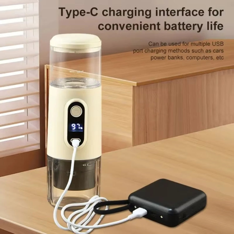 Wireless Portable Coffee Machine Compatible With Ground Coffee & NS Capsule(Black) by bashfashion