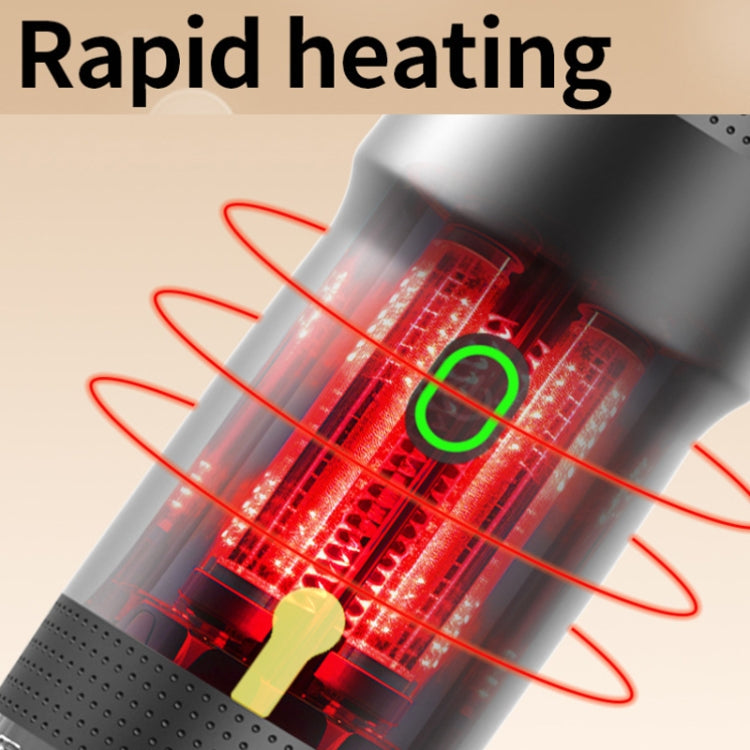 12V 3 In 1 Car Self-heating Coffee Machine Compatible With Large / Small Capsules and Ground Coffee, EU Plug(Silver) by bashfashion