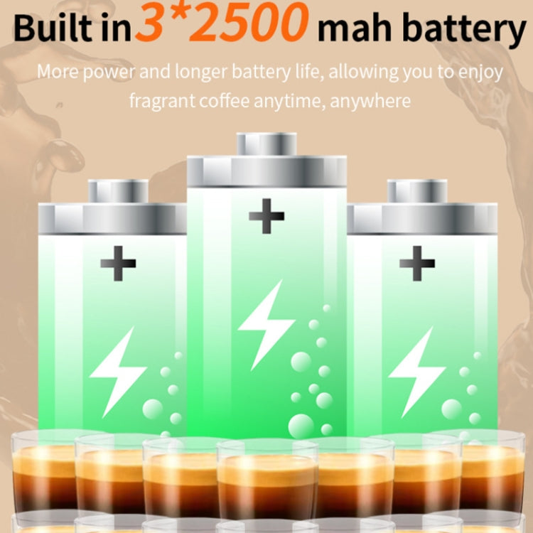 12V 3 In 1 Car Self-heating Coffee Machine Compatible With Large / Small Capsules and Ground Coffee, EU Plug(Silver) by bashfashion