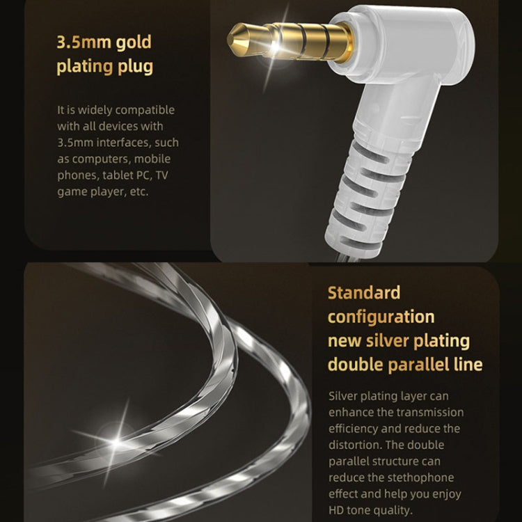 QKZ HBB Standard 3.5mm Mobile Phone Earphones Sports In-Ear Pluggable Stage Earphone by QKZ