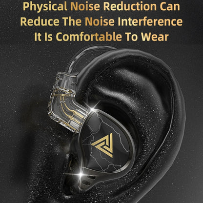 QKZ HBB Standard 3.5mm Mobile Phone Earphones Sports In-Ear Pluggable Stage Earphone by QKZ