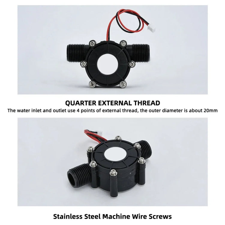 GOSO F50 0-80V Micro Hydroelectric Generator Voltage-stabilized DC Tap Water Flow Generator by bashfashion