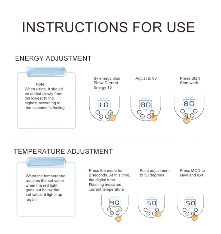 Meridian Massager Body Sculpting Machine for Relieving Pain Skin Tightening US Plug by bashfashion
