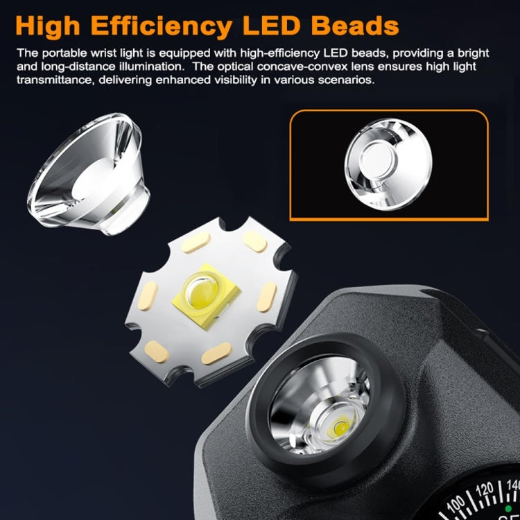 Outdoor Portable Night Running Multifunctional SOS Warning Wrist Light by bashfashion