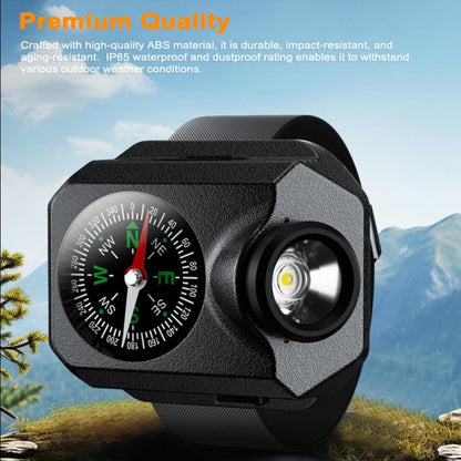 Outdoor Portable Night Running Multifunctional SOS Warning Wrist Light by bashfashion