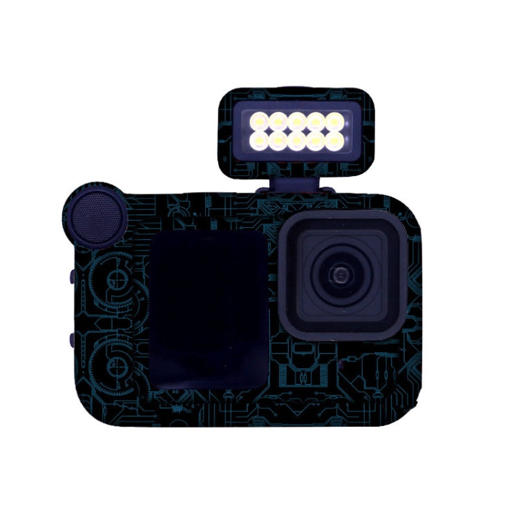 For GOPro HERO13 Black Camera Stickers Body Protective Film, Style: 12 Circuit Blue by bashfashion
