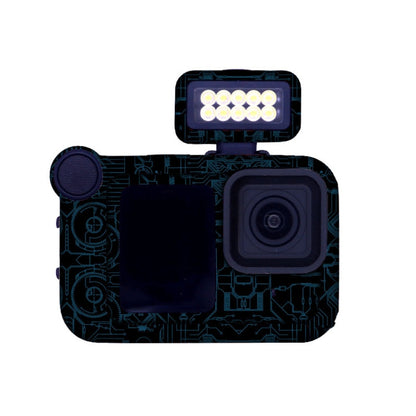 For GOPro HERO13 Black Camera Stickers Body Protective Film, Style: 12 Circuit Blue by bashfashion